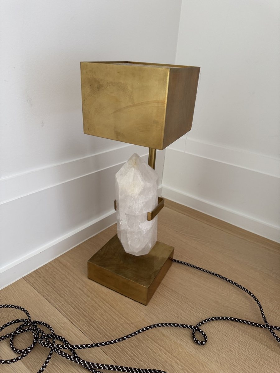 Gold Console Lamp