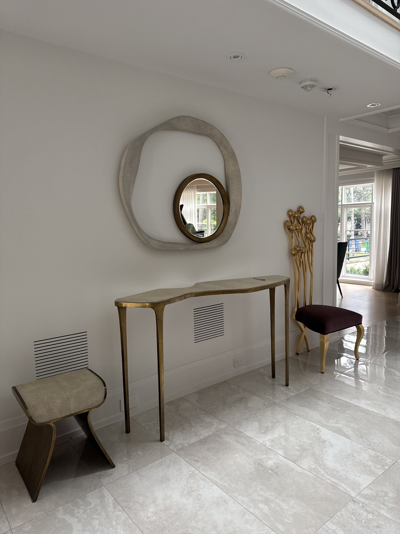 KIFU Paris & R&Y Augousti Console, Mirror & Stool